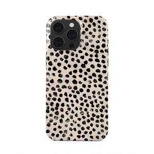NIB BURGA Almond Latte Tough Case iPhone 15 Pro Max Dalmatian Spot